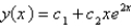 <strong>Solve the differential equation using the method of variation of parameters. </strong> A) B) C) D) E)