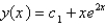 <strong>Solve the differential equation using the method of variation of parameters. </strong> A) B) C) D) E)