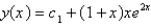 <strong>Solve the differential equation using the method of variation of parameters. </strong> A) B) C) D) E)