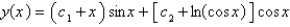 <strong>Solve the differential equation using the method of variation of parameters. </strong> A) B) C) D) E)