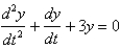 Solve the differential equation.  