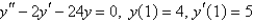 Solve the initial-value problem.   .