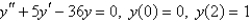 <strong>Solve the boundary-value problem, if possible. </strong> A) B) C) D) E)No solution
