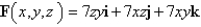 Determine whether or not vector field is conservative. If it is conservative, find a function f such that