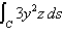 Evaluate the line integral over the given curve C.   ;   ,  