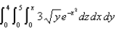 Evaluate the iterated integral