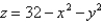 Sketch the solid bounded by the graphs of the equations and , and then use a triple integral to find the volume of the solid.