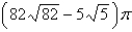 <strong>Find the area of the part of hyperbolic paraboloid that lies between the cylinders and .</strong> A) B) C) D) E)