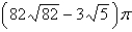 <strong>Find the area of the part of hyperbolic paraboloid that lies between the cylinders and .</strong> A) B) C) D) E)