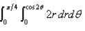 Describe the region whose area is given by the integral.