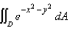 Evaluate the integral by changing to polar coordinates. is the region bounded by the semicircle and the -axis.