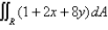 Evaluate the double integral   , where  