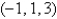 <strong>Which of the given points are the points on the hyperboloid where the normal line is parallel to the line that joins the points and . Select all that apply. </strong> A) B) C) D) E)