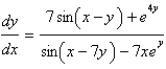 <strong>Use the equation to find . </strong> A) B) C) D) E)