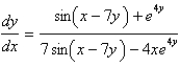 <strong>Use the equation to find . </strong> A) B) C) D) E)