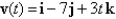 <strong>Find the velocity of a particle that has the given acceleration and the given initial velocity. </strong> A) B) C) D) E)
