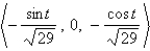 <strong>For the curve given by , find the unit normal vector. </strong> A) B) C) D) E)None of these