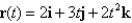 <strong>Let C be a smooth curve defined by , and let and be the unit tangent vector and unit normal vector to C corresponding to t. The plane determined by T and N is called the osculating plane. Find an equation of the osculating plane of the curve described by at </strong> A) B) C) D)