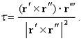 <strong>The torsion of a curve defined by is given by Find the torsion of the curve defined by .</strong> A) B) C) D)