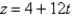 <strong>Find parametric equations for the tangent line to the curve with parametric equations at the point with </strong> A) B) C) D)