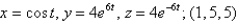 <strong>Find parametric equations for the tangent line to the curve with the given parametric equations at the specified point. </strong> A) B) C) D) E)