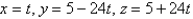 <strong>Find parametric equations for the tangent line to the curve with the given parametric equations at the specified point. </strong> A) B) C) D) E)