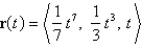 <strong>Find the unit tangent vector for the curve given by .</strong> A) B) C) D) E)None of these