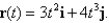 Given a.Find and . b.Sketch the curve defined by r and the vectors and on the same set of axes.