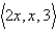 Find the values of x such that the vectors and are orthogonal.