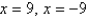 <strong>Find the values of x such that the vectors   and   are orthogonal.</strong> A)   B)   C)   D)   E)   <div style=padding-top: 35px> 
