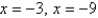 <strong>Find the values of x such that the vectors   and   are orthogonal.</strong> A)   B)   C)   D)   E)   <div style=padding-top: 35px> 