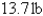 <strong>Two forces   with magnitudes 8 lb and 12 lb act on an object at a point P as shown in the figure. Find the magnitude of the resultant force F acting at P. Round the result to the nearest tenth.  </strong> A)   B)   C)   D)   E)   <div style=padding-top: 35px> 