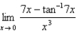 Use series to evaluate the limit correct to three decimal places. Select the correct answer.