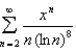 Find the radius of convergence and the interval of convergence of the power series.
