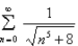 Use the Comparison Test to determine whether the series is convergent or divergent.