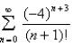 Determine the number of terms sufficient to obtain the sum of the series accurate to three decimal places.