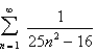 Determine whether the given series is convergent or divergent.