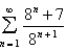 Determine whether the given series converges or diverges. If it converges, find its sum.