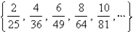 Find an expression for the term of the sequence. (Assume that the pattern continues.)
