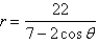 <strong>Write a polar equation in r and \theta of an ellipse with the focus at the origin, with the eccentricity and directrix .</strong> A) B) C) D) E)