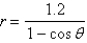 <strong>Write a polar equation in r and \theta of an ellipse with the focus at the origin, with the eccentricity and vertex at .</strong> A) B) C) D) E)