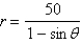 <strong>Write a polar equation in r and of a hyperbola with the focus at the origin, with the eccentricity and directrix .</strong> A) B) C) D) E)