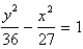 <strong>Find an equation for the conic that satisfies the given conditions. hyperbola, foci (0, ± ) , vertices (0, ± )</strong> A) B) C) D) E)