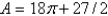 <strong>The graph of the following curve is given. Find the area that it encloses. </strong> A) A= B) C) D) E)