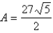 <strong>The graph of the following curve is given. Find the area that it encloses. </strong> A) A= B) C) D) E)