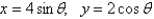 Using the arc length formula, set up, but do not evaluate, an integral equal to the total arc length of the ellipse.