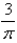 <strong>Find the slope of the tangent line to the given polar curve at the point specified by the value of \alpha . </strong> A) B) C)3 D) E)