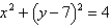 Find parametric equations for the path of a particle that moves once clockwise along the circle , starting at .