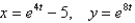 Eliminate the parameter to find a Cartesian equation of the curve.