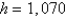 The rate of change of atmospheric pressure P with respect to altitude h is proportional to P provided that the temperature is constant. At the pressure is at sea level and at . What is the pressure at an altitude of ?